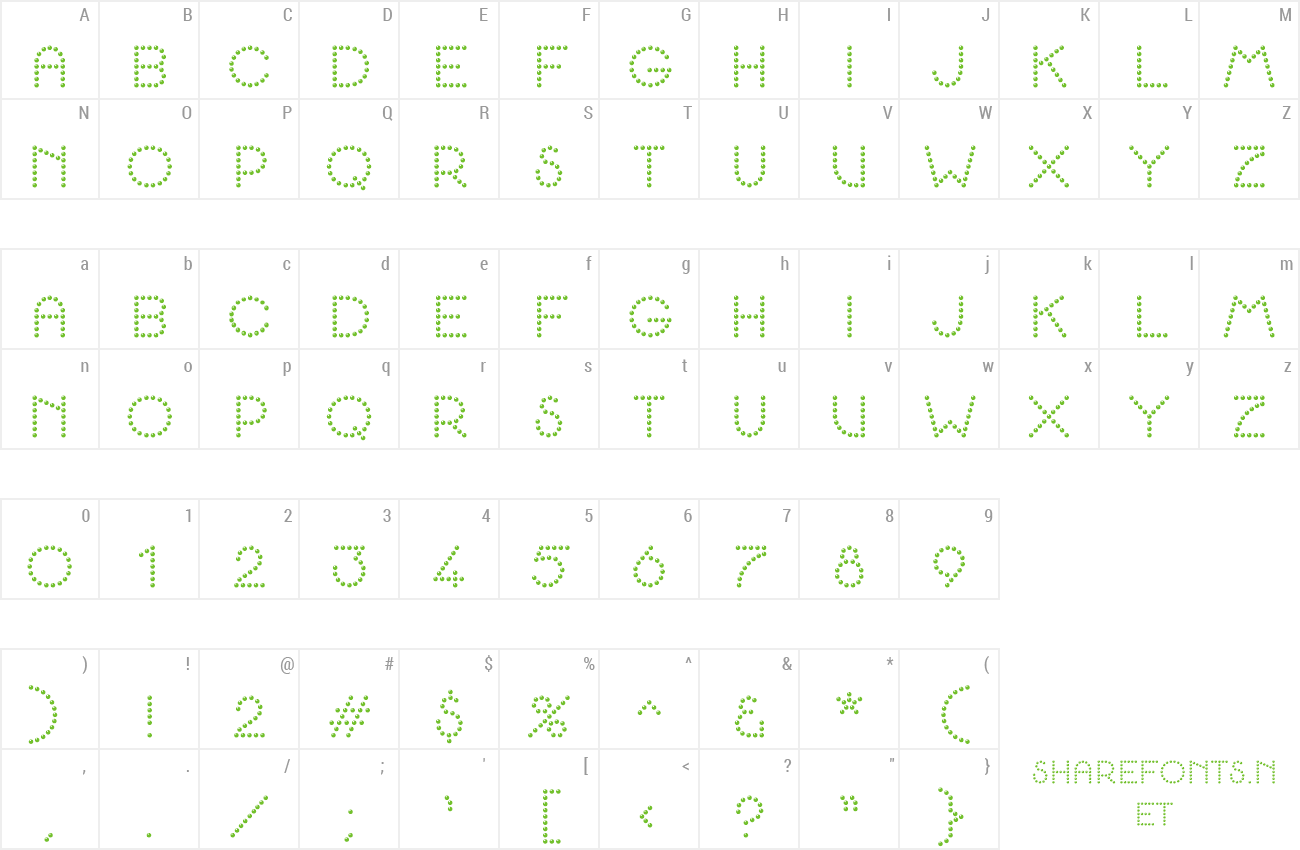 Font K22 Spotty Face preview